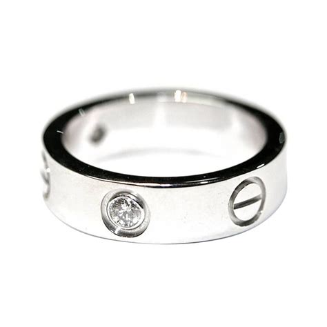 cartier silver ring mens